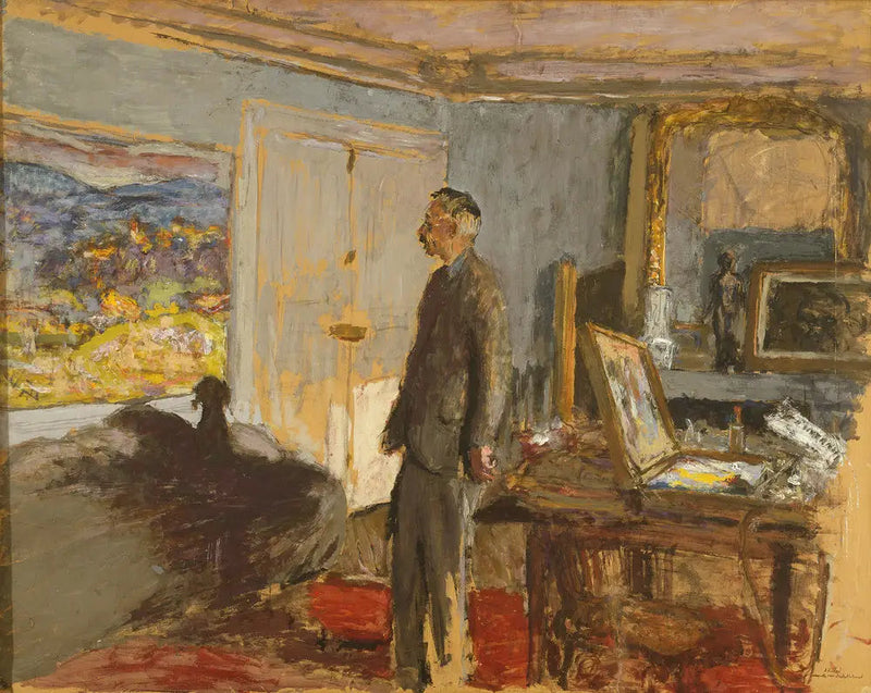Modell für ein Porträt von Bonnard - Édouard Vuillard