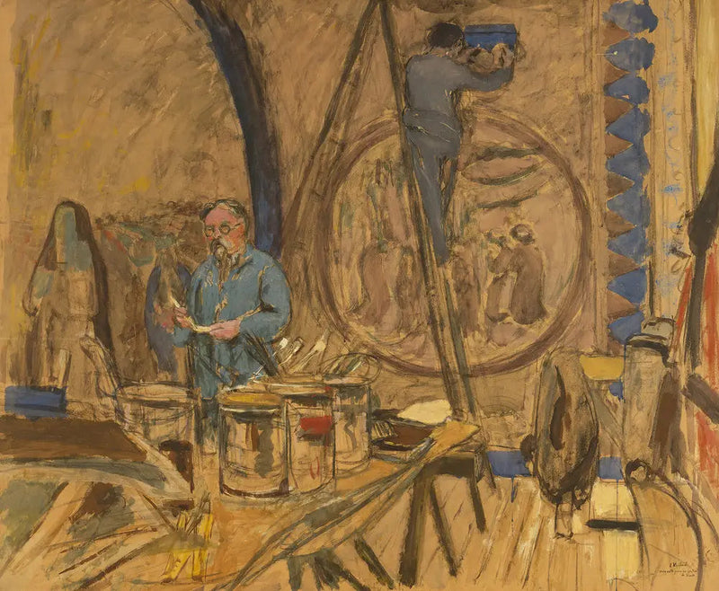 Modell für ein Porträt von Denis - Édouard Vuillard
