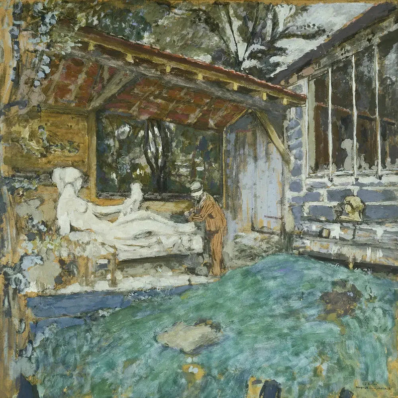 Modell für ein Porträt von Maillol - Édouard Vuillard