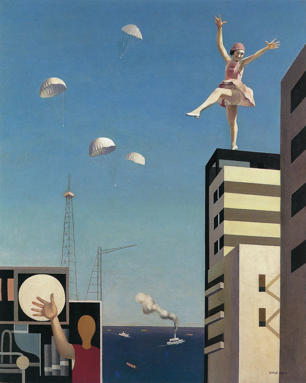 Maquillage devant la fenêtre, Harue Koga, 1930