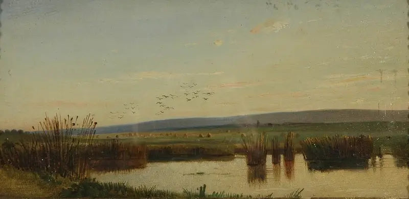 Marais bei Sonnenuntergang - Ivan Chichkine