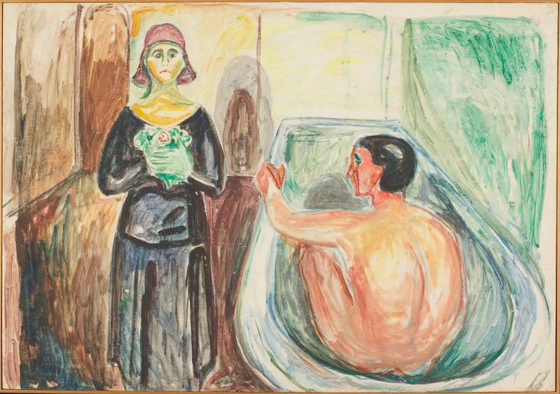 Marat im Bad und Charlotte Corday - Edvard Munch