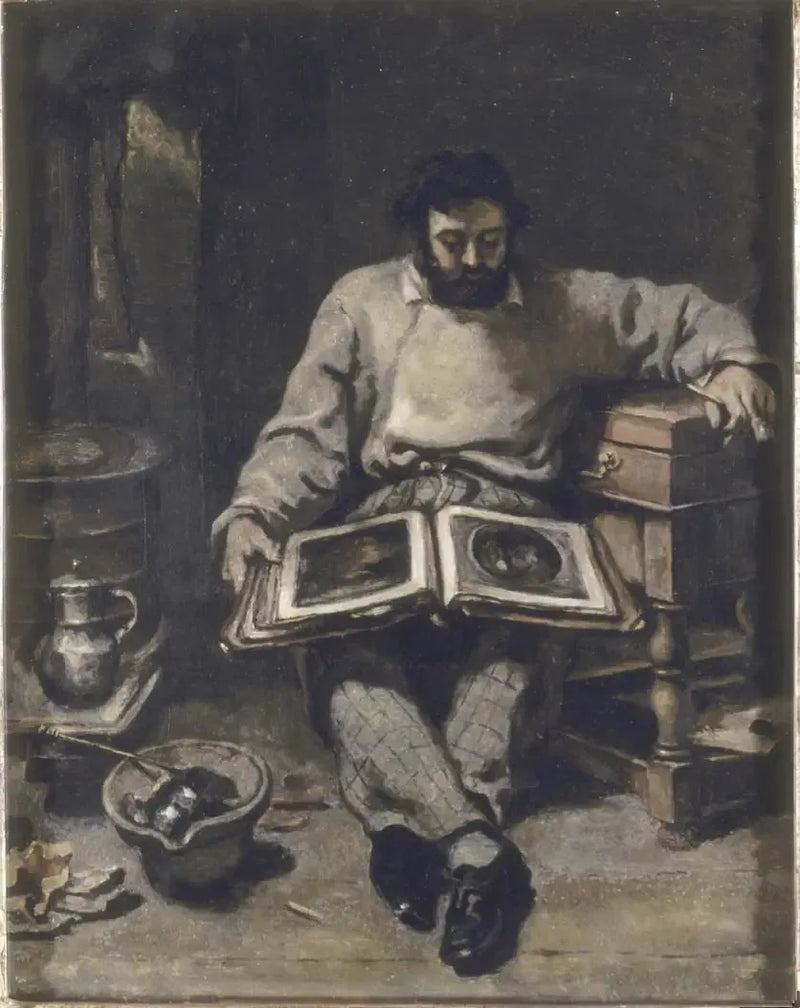 Marc Trapadoux, der ein Buch über Drucke untersucht - Gustave Courbet