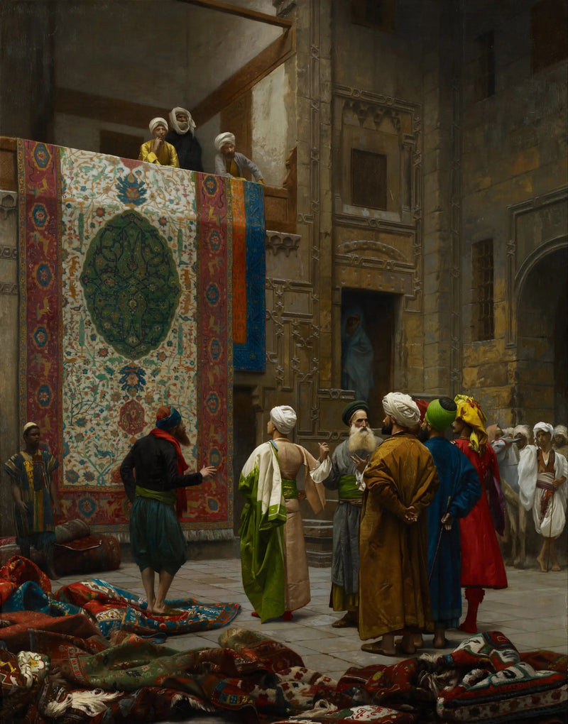 Teppichhändler in Kairo - Jean-Léon Gérôme