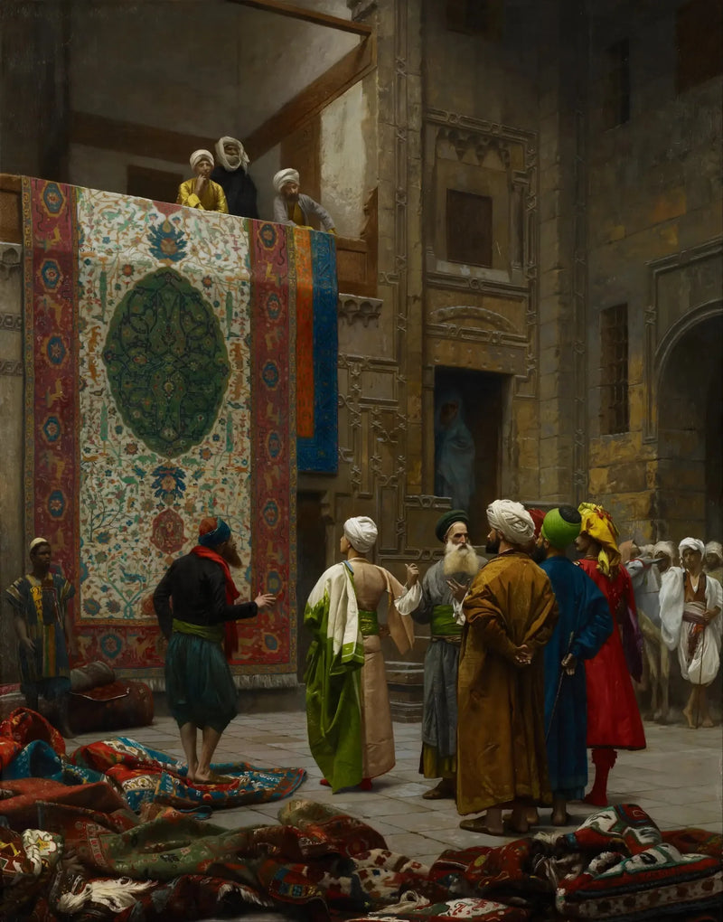 Teppichhändler in Kairo - Jean-Léon Gérôme