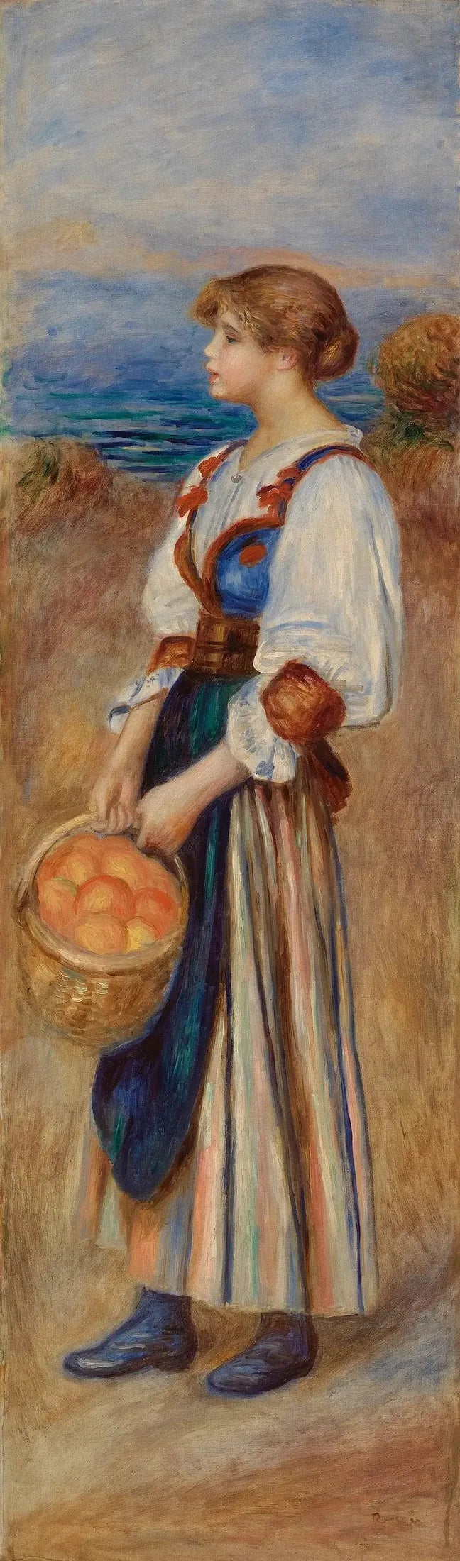 Orangenverkäuferin - Pierre-Auguste Renoir