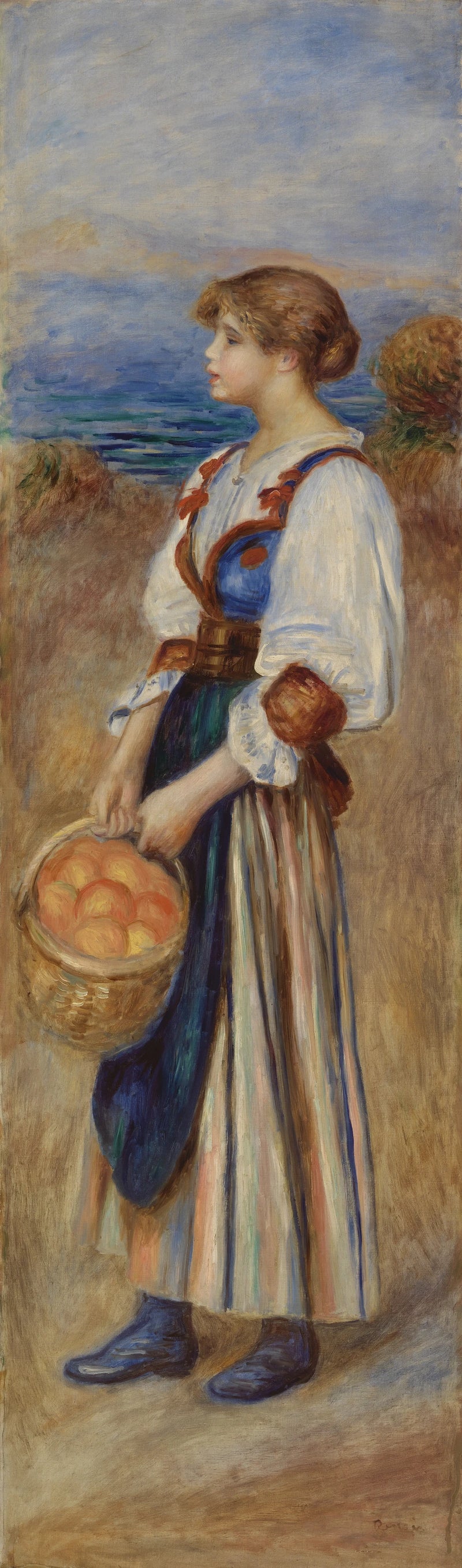 Orangenverkäuferin - Pierre-Auguste Renoir