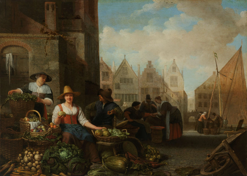 Le marché aux légumes - Hendrick Martensz Sorgh