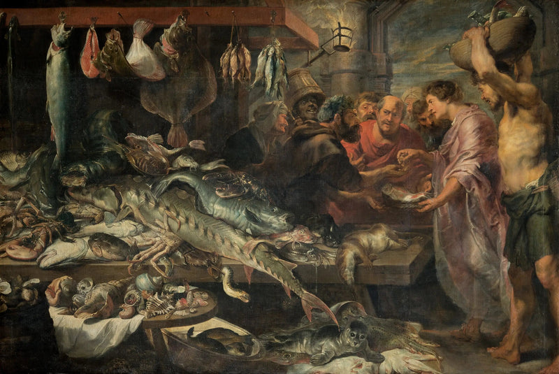 Fischmarkt (Tributgeld?) - Antoine van Dyck