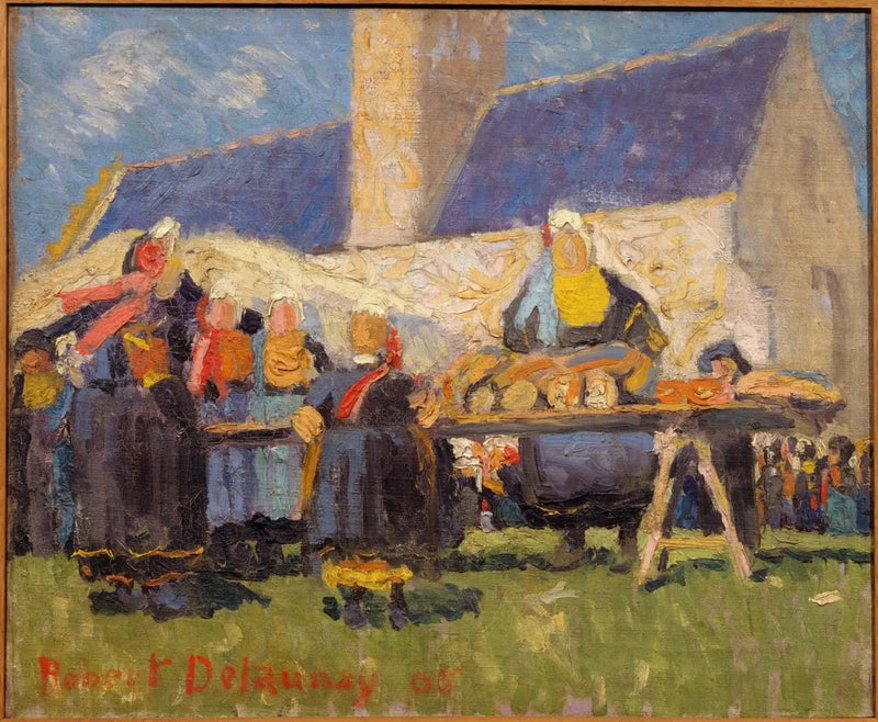 Bretonischer Markt - Robert Delaunay