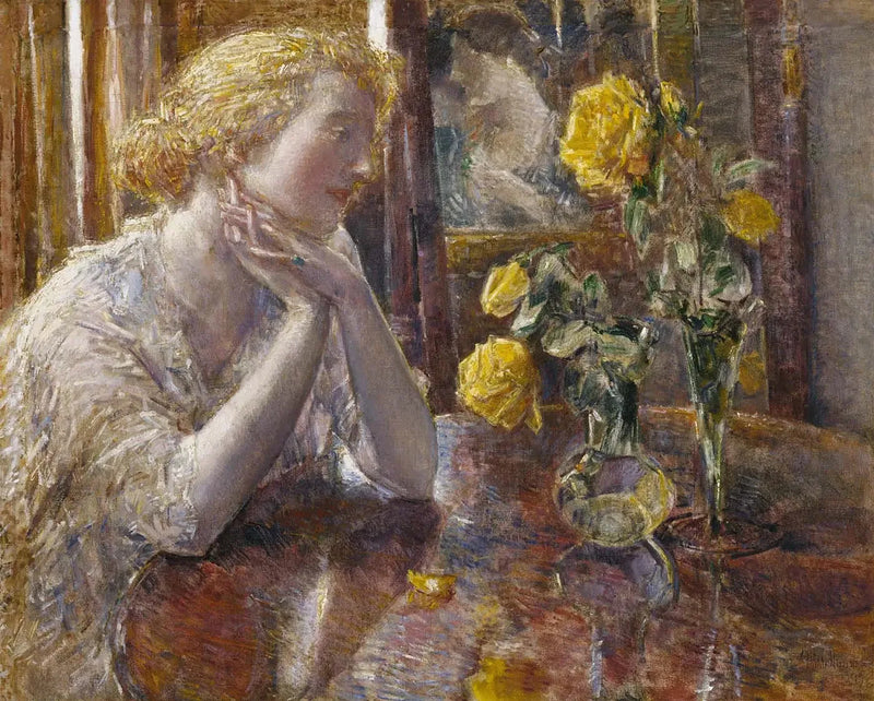 Maréchal Niel Rosen - Childe Hassam