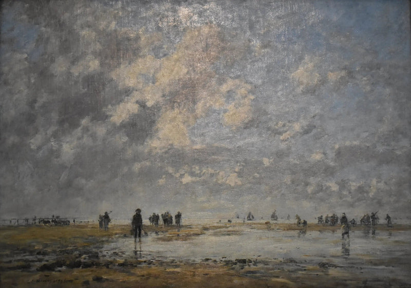 Niedrigwasser in Étaples - Eugène Boudin