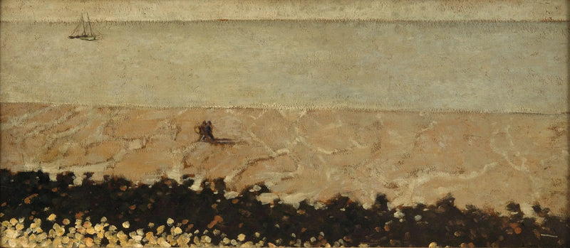 Niedrigwasser in Villerville - Félix Vallotton