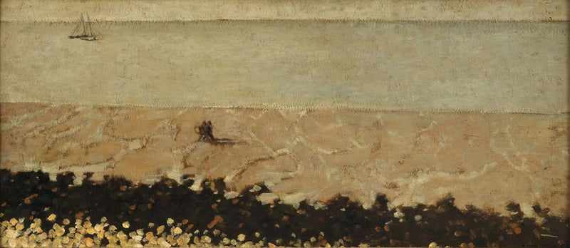 Niedrigwasser in Villerville - Félix Vallotton