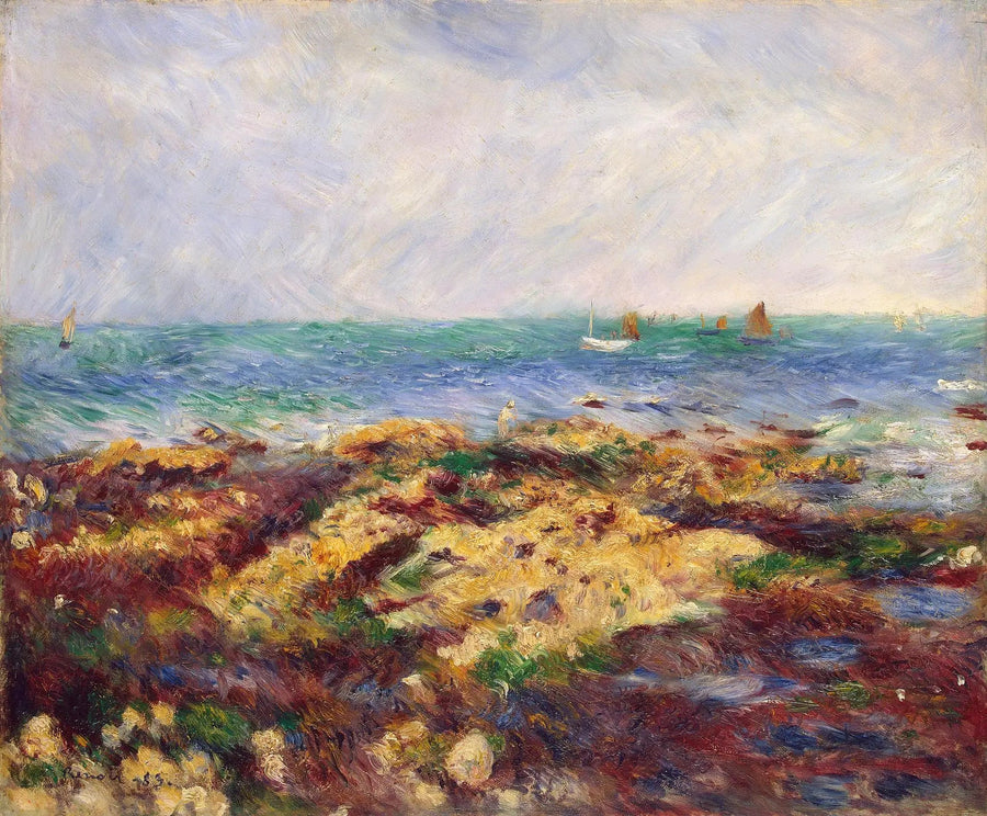 Niedrigwasser in Yport - Pierre-Auguste Renoir