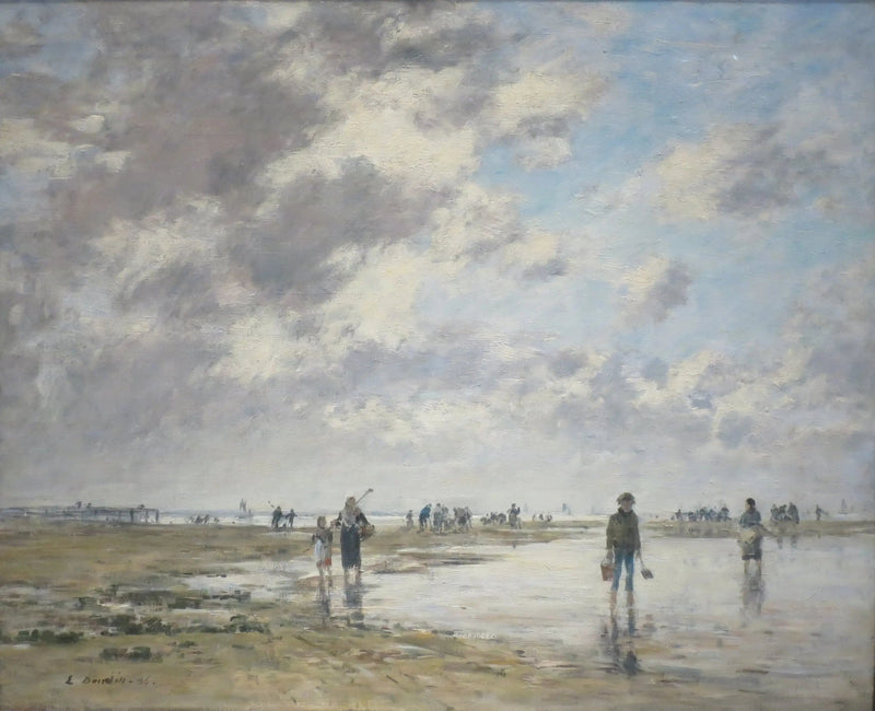 Niedrigwasser, Berck - Eugène Boudin