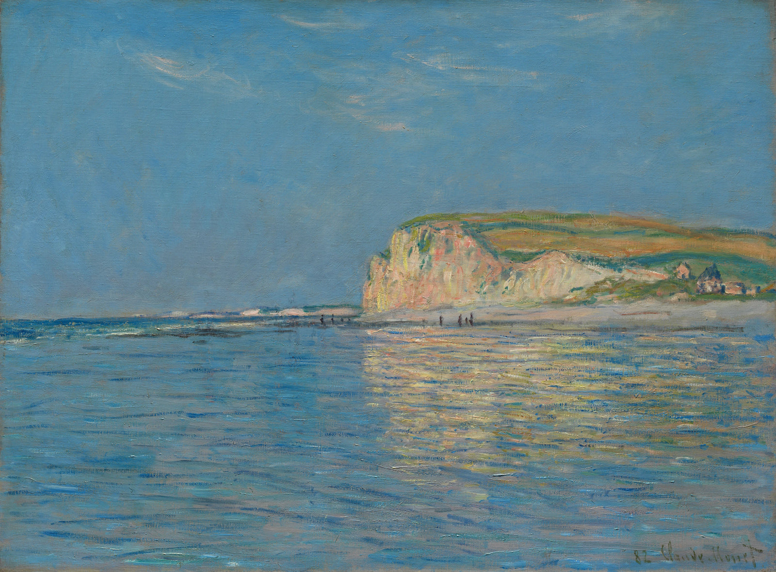 Ebbe in Pourville, in der Nähe von Dieppe W716 - Claude Monet