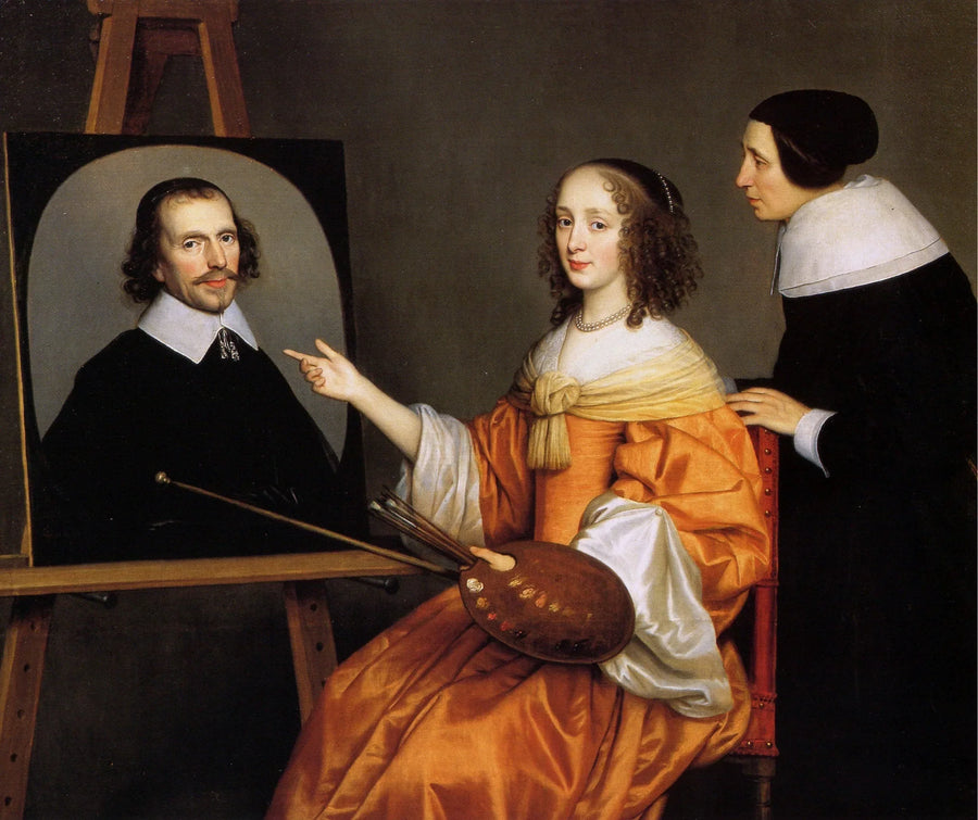 Margareta Maria de Roodere und ihre Eltern, Gerard de Roodere und Maria van Putten - Gerrit van Honthorst
