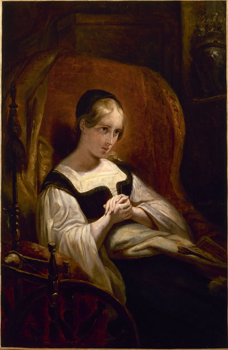 Margerite am Spinnrad - Ary Scheffer