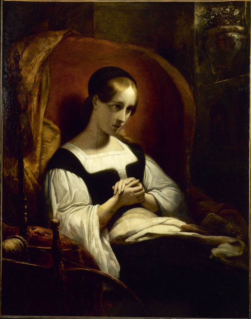 Margerite am Spinnrad - Ary Scheffer