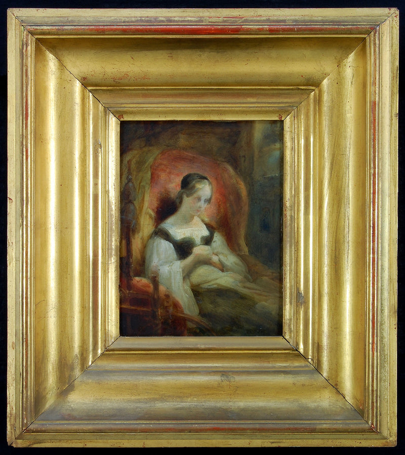 Margerite am Spinnrad (Goethe, Faust 1, 15) - Ary Scheffer