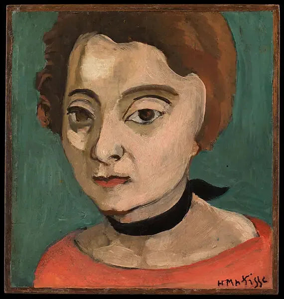 Marguerite mit schwarzem Samtband - Henri Matisse