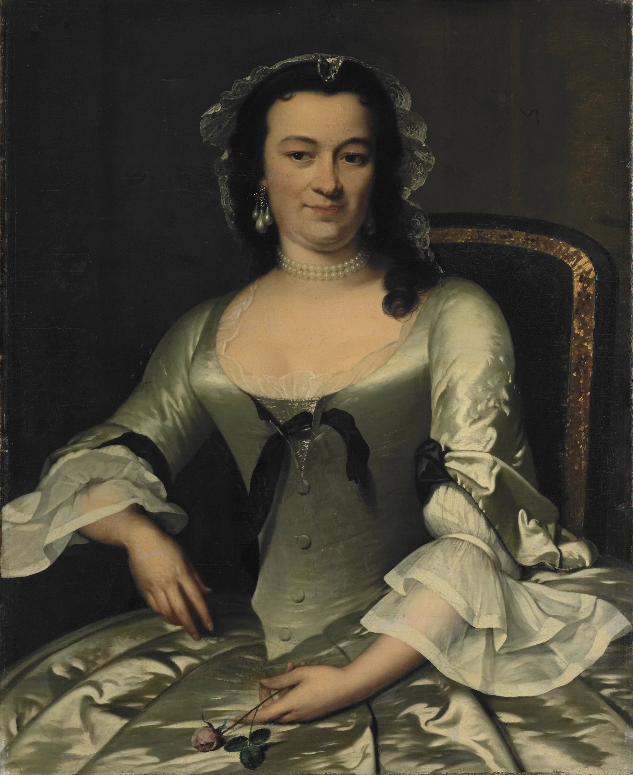 Maria Henriette van de Pol (1707-87). Épouse de Willem Sautijn - Frans van der Mijn