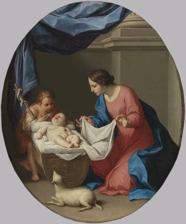 Maria mit Kind und Johannesknaben - Carlo Maratta