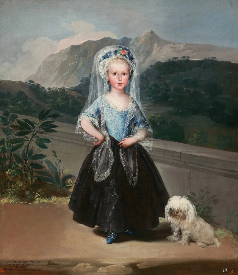 María Teresa von Bourbon und Vallabriga, später Gräfin von Chinchón - Francisco de Goya