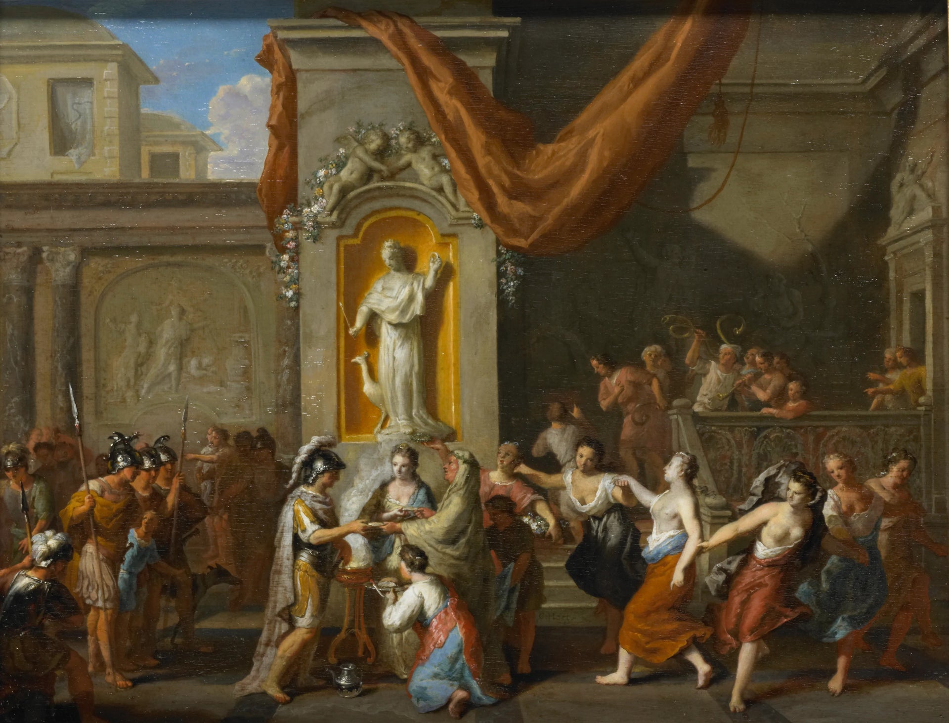 Le mariage d'Alexandre le Grand avec Roxane de Bactriane - Gerard Hoet