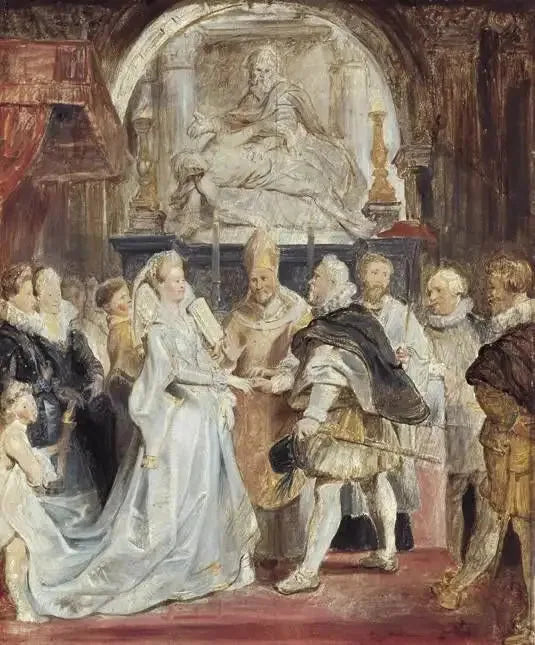 Hochzeit von Heinrich IV. und Maria de' Medici - Peter Paul Rubens