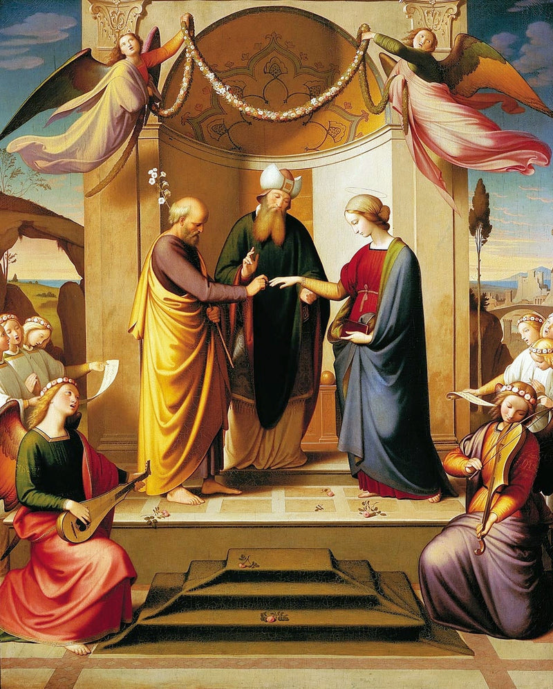 Hochzeit der Jungfrau (Sposalizio). - Johann Friedrich Overbeck