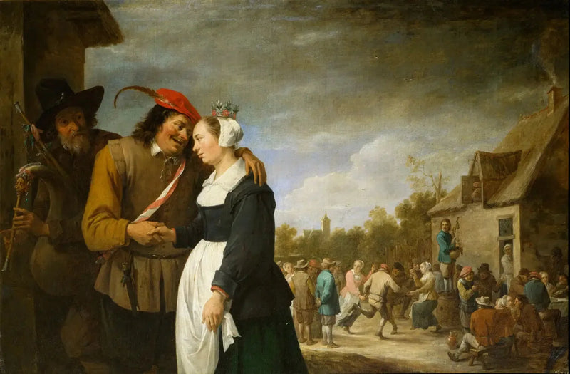 Hochzeit des Bauern - David Teniers der Jüngere