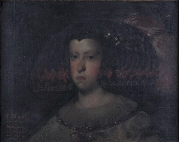 Mariana D'Austria - Copia de Velásquez - Eliseu Visconti image 1 reproduction de peinture à l’huile