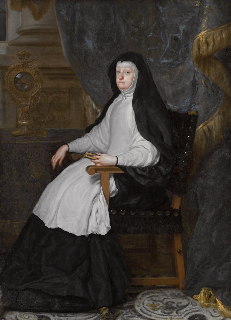 Mariana von Österreich, Ehefrau von König Philipp IV. von Spanien, als Witwe - Claudio Coello