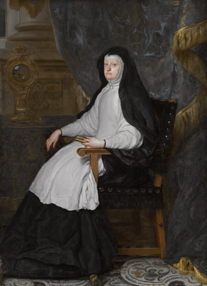 Mariana von Österreich, Ehefrau von König Philipp IV. von Spanien, als Witwe - Claudio Coello