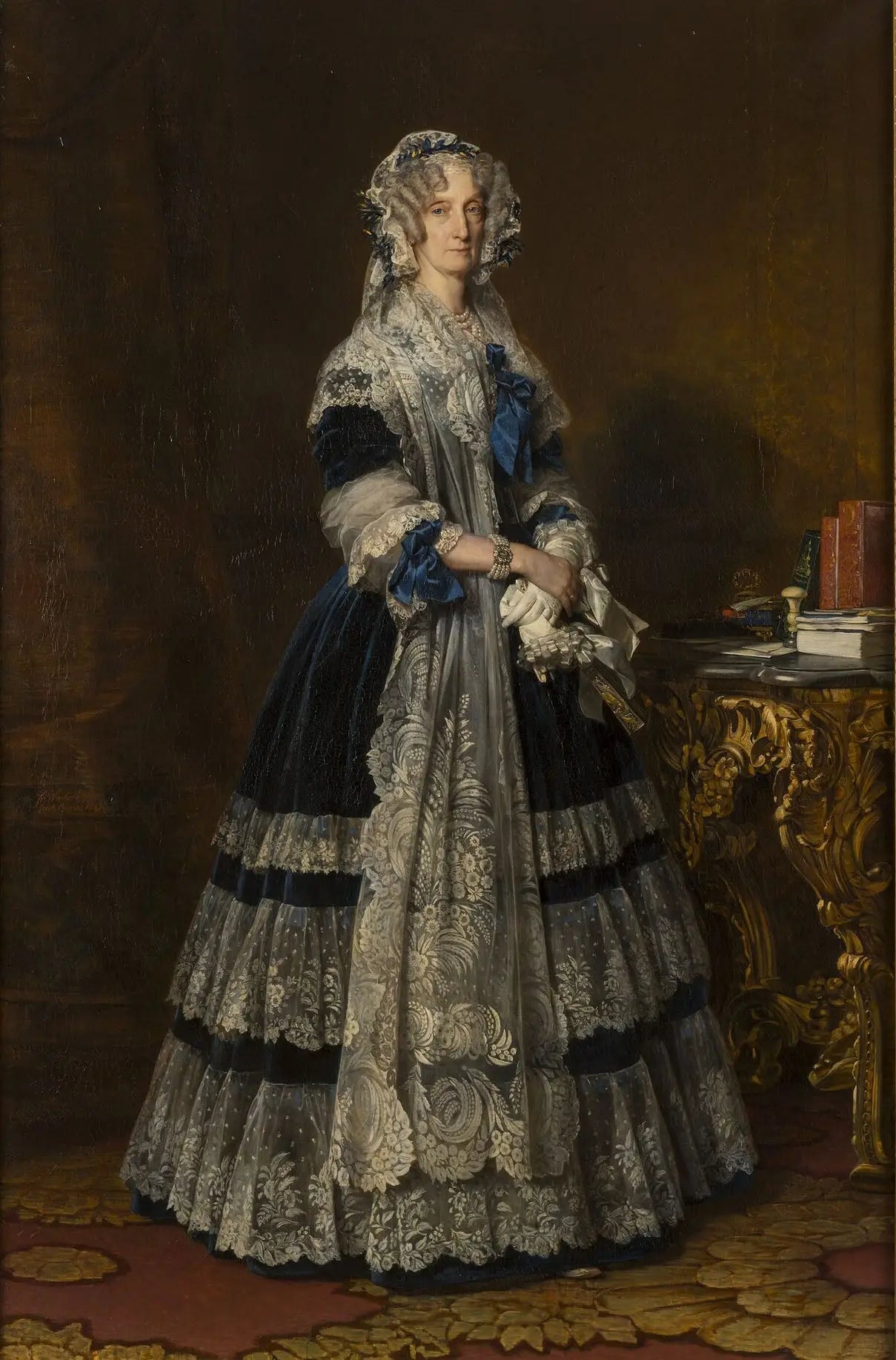 Marie-Amélie de Bourbon princesse des Deux Siciles reine des Français (1782-1866) - Franz Xaver Winterhalter - Alpha