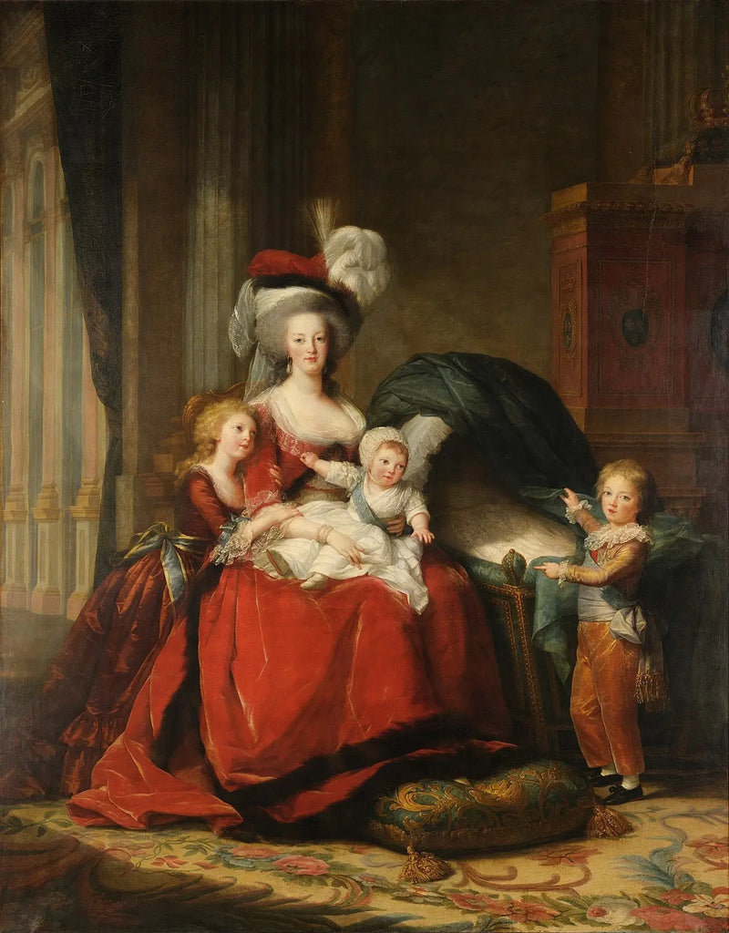 Marie-Antoinette von Lothringen-Habsburg, Königin von Frankreich und ihre Kinder - Élisabeth Vigée Le Brun