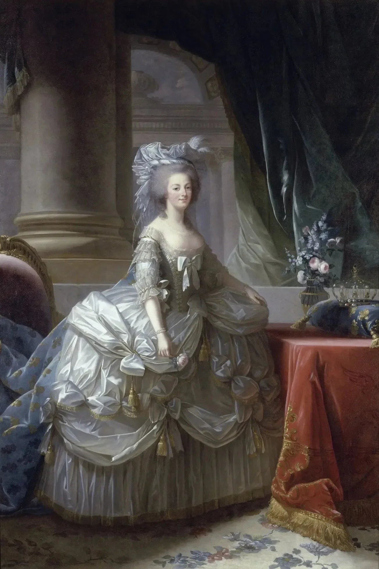 Marie-Antoinette, reine de France (1755-1793) - Élisabeth Vigée Le Brun image 1 copie de tableau peinte à la main