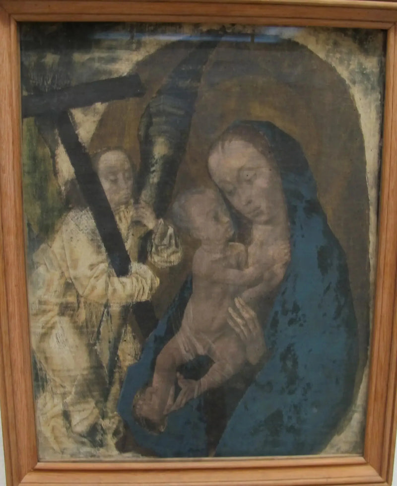 Maria mit dem Kind und einem Engel - Hugo van der Goes