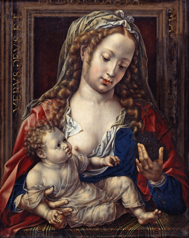Maria mit dem Jesuskind - Jan Gossaert