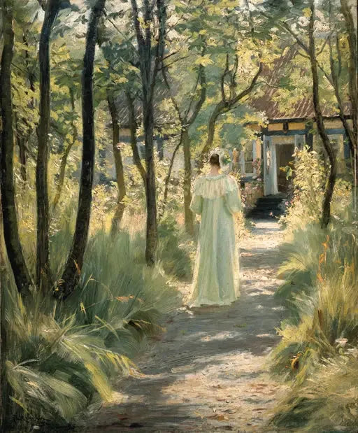 Marie im Garten - Peder Severin Krøyer