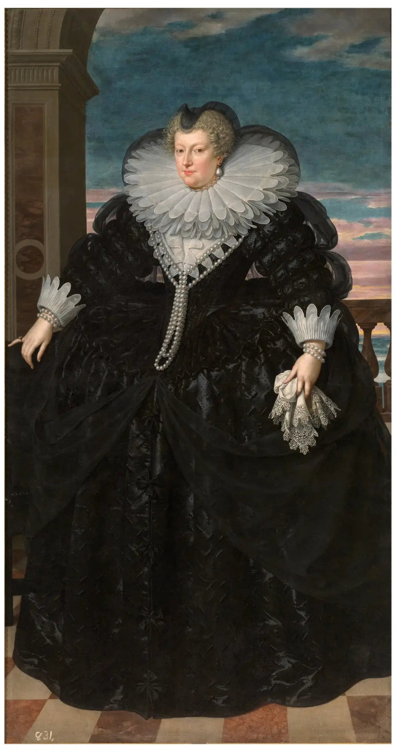 Marie de Médicis als Witwe - Frans Pourbus der Jüngere