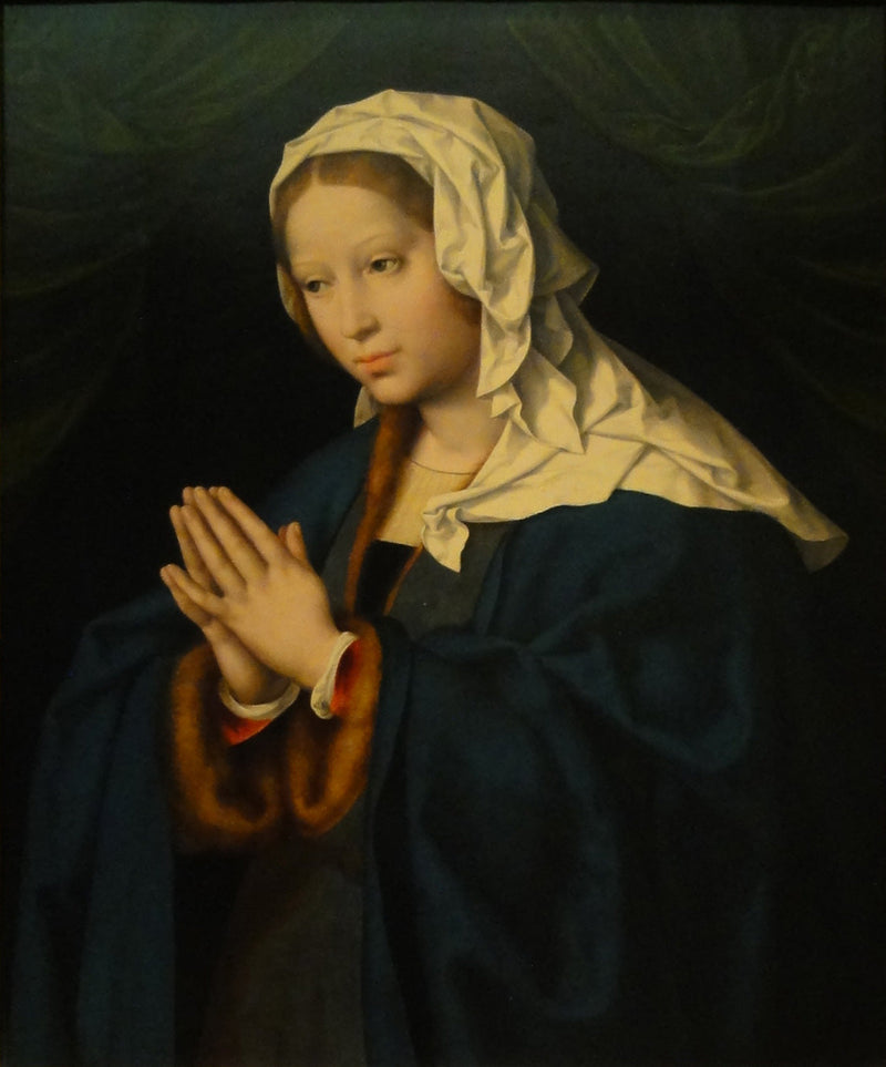 Maria im Gebet - Joos van Cleve