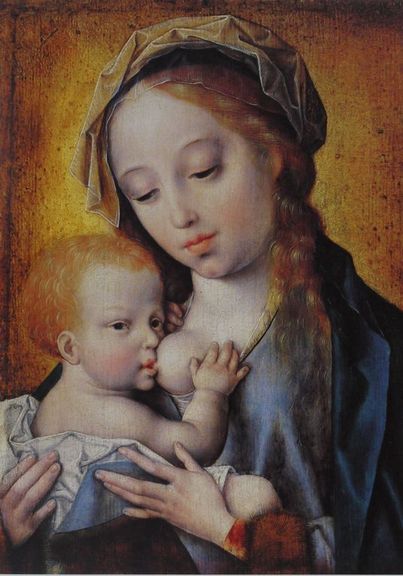 Marie schwanger - Joos van Cleve