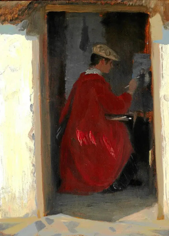 Marie Krøyer malt in Ravello - Peder Severin Krøyer