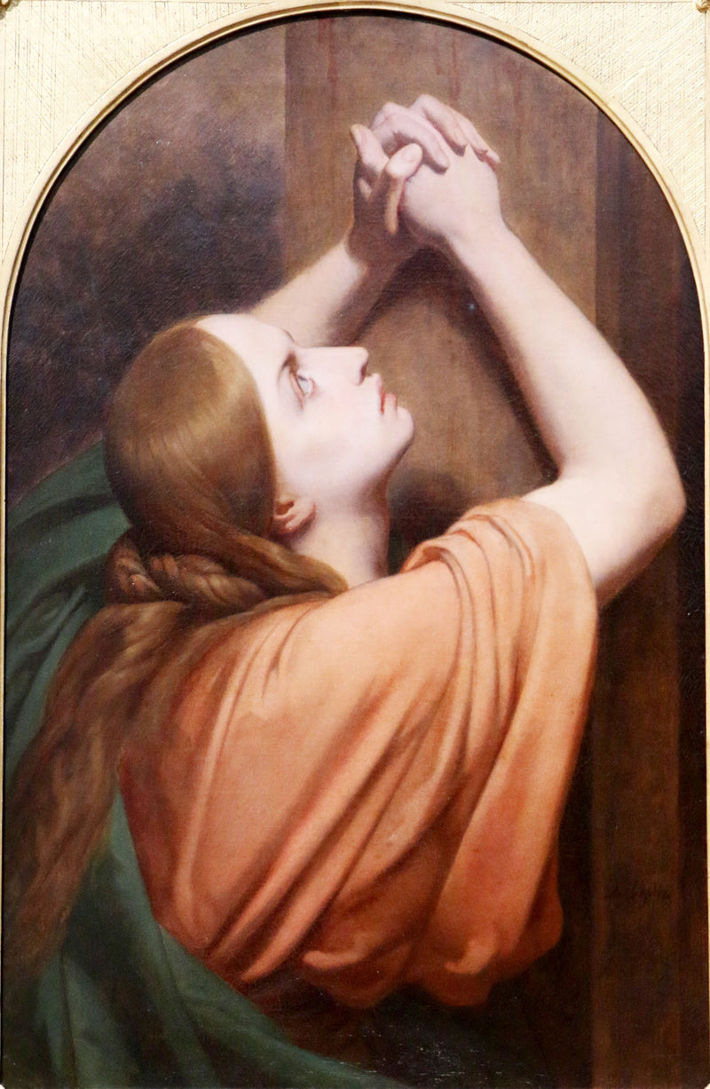 Maria Magdalena am Fuße des Kreuzes - Ary Scheffer