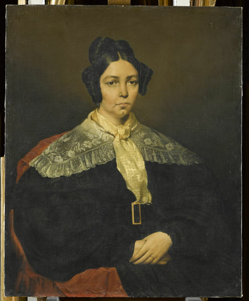 Marie Madeleine Chassériau - Théodore Chassériau image 1 tableau peint à l’huile sur toile