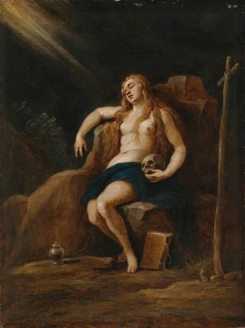 Marie-Madeleine im Wüsten (nach Palma il Giovane) - David Teniers der Jüngere