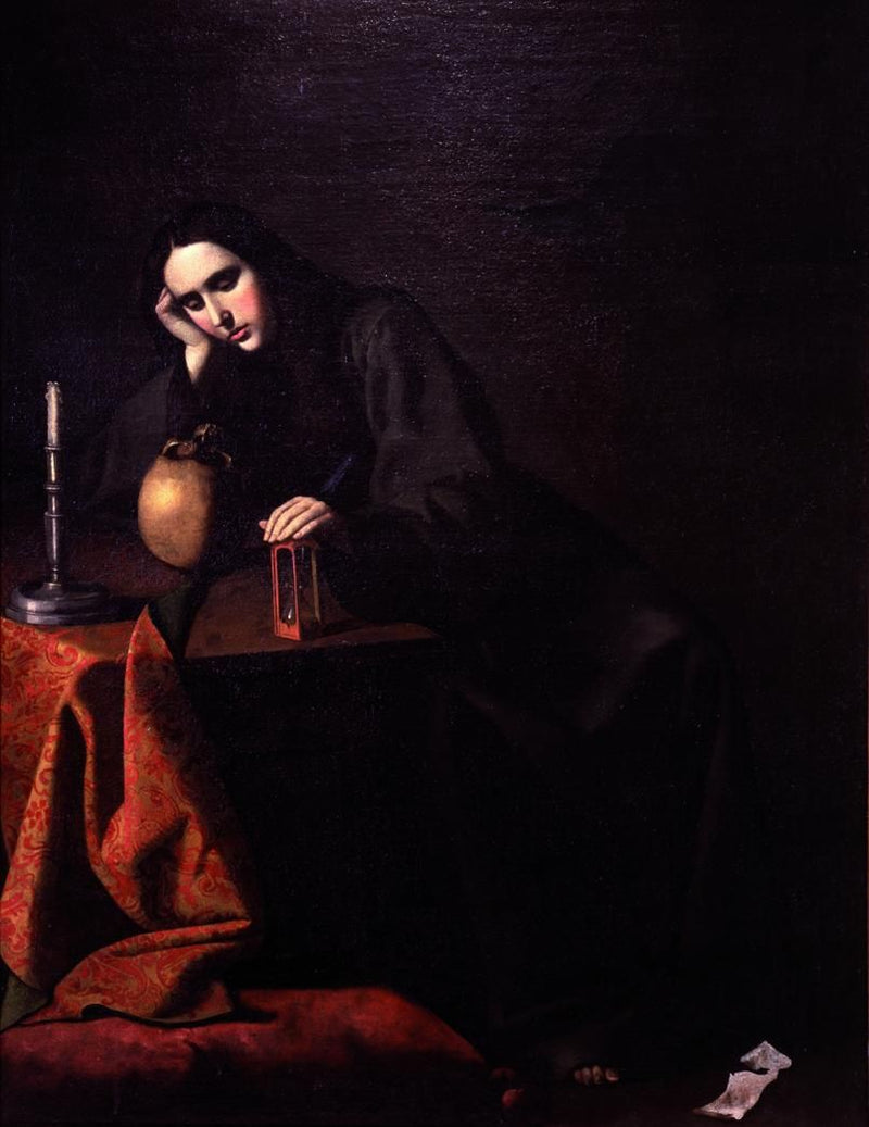 Maria Magdalena in Meditation - Francisco de Zurbarán